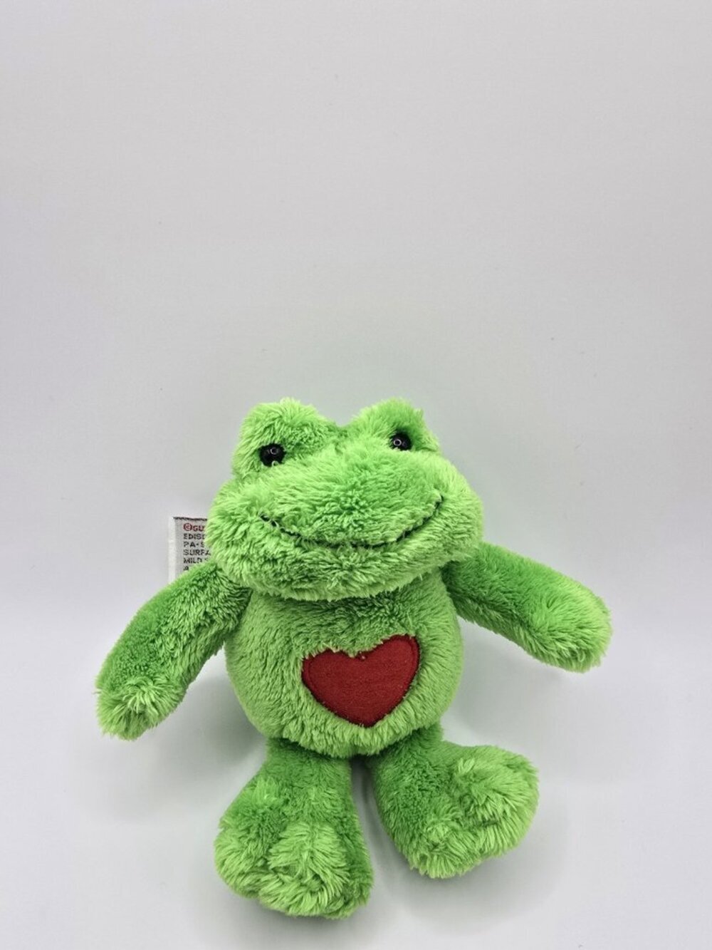 Gund Little Loves Green Frog Heart Plush 5" Stuffed Animal Toy